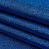 Geode Metallic Blue Crackle Luxury Brocade - Folded | Mood Fabrics