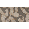 Metallic Silver and Rose Gold Abstract Luxury Burnout Brocade - Full | Mood Fabrics