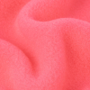 Neon Sugar Plum Pink Recycled Polyester Stretch Knit Fleece - Detail | Mood Fabrics
