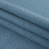Heathered Light Blue Brushed Wool Double Cloth - Folded | Mood Fabrics