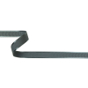 Gunmetal Satin-Edged Grosgrain Ribbon - 0.625 | Mood Fabrics