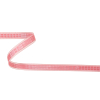 Bubblegum Pink Windowpane Checks and Sheer Borders Woven Ribbon - 0.625 | Mood Fabrics