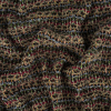 Fuchsia, Goblin Blue and Gray Boucle Stripes Chunky Wool Knit | Mood Fabrics