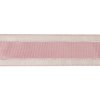 Pale Pink Woven Ribbon with Sheer Organza Borders - 1 - Detail | Mood Fabrics