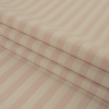 Italian Heavenly Pink Tone on Tone Striped Stretch Polyester and Viscose Double Cloth - Folded | Mood Fabrics