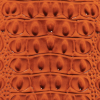 Congaree Crush Orange Alligator 3D Embossed Vinyl - Detail | Mood Fabrics