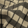 Mood Exclusive Caviar Off the Grid Stretch Cotton Twill - Detail | Mood Fabrics