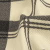 Mood Exclusive Black Onyx Rare Manuscript Stretch Cotton Twill - Detail | Mood Fabrics