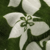 Mood Exclusive Garden Green Hummingbird's Home Gauzy Cotton Double Cloth - Detail | Mood Fabrics
