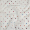 Orange, Pink and Blue Little Paisleys Cotton Jacquard Shirting | Mood Fabrics