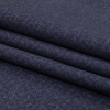 Maritime Blue Tiny Leaves Cotton Chambray - Folded | Mood Fabrics