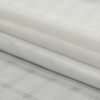 White Sheer Stripes Cotton and Polyester Woven - Folded | Mood Fabrics