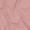 Red and White Checkered Cotton Poplin | Mood Fabrics