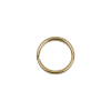 Gold Metal Split Keychain Ring - 0.5" | Mood Fabrics