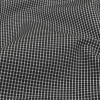 Black and White Tiny Checks Cotton and Polyester Shirting - Detail | Mood Fabrics