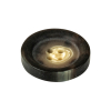 Twill and Peat Swirls Plastic 4-Hole Dish Button - 40L/25.5mm - Folded | Mood Fabrics