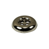 Italian Nickel 4-Hole Deepwell Metal Button - 36L/23mm - Folded | Mood Fabrics