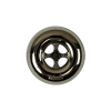 Italian Nickel 4-Hole Deepwell Metal Button - 36L/23mm | Mood Fabrics