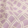 Mood Exclusive Lavender Lattice Status Stretch Polyester Seersucker - Detail | Mood Fabrics