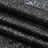 Pegasus Black and Slate Mottled Luxury Brocade - Folded | Mood Fabrics