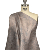 Pegasus Mauve, Rose Gold and Gray Mottled Luxury Brocade - Spiral | Mood Fabrics