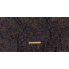 Astrolabe Metallic Navy and Copper Crinkled Luxury Brocade with Black Backing - Full | Mood Fabrics