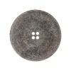 Weathered Silver Narrow Rim Low Convex 4-Hole Metal Button - 44L/28mm - Detail | Mood Fabrics
