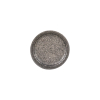 Italian Blue Silver Shank Back Metal Button - 24L/15mm | Mood Fabrics