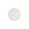 White Rays Molded Shank Back Plastic Button - 30L/19mm | Mood Fabrics