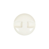 Italian White Faceted Dome Self Back Plastic Button - 30L/19mm - Detail | Mood Fabrics