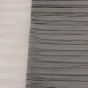 Gray and Pink Ombre Stripes Pleated Tulle - Detail | Mood Fabrics