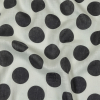 Black and White Big Polka Dots Medium Weight Linen Woven | Mood Fabrics