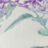 Purple, Green and White Hydrangeas Medium Weight Linen Woven - Detail | Mood Fabrics