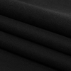Black Lustrous Brushed Wool Double Cloth Coating - Folded | Mood Fabrics