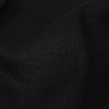 Black Wool Blend Interlock Knit - Detail | Mood Fabrics
