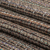 Italian Charcoal, Beige and Multicolor Blended Wool Tweed Woven - Folded | Mood Fabrics