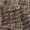 Italian White, Gray and Multicolor Blended Wool Tweed - Detail | Mood Fabrics