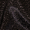 Black and Charcoal Faux 3D Boxes Jacquard Lining - Detail | Mood Fabrics