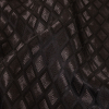 Black and Charcoal Diamonds Jacquard Lining - Detail | Mood Fabrics