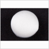 White Silk Covered Button - 32L/20mm | Mood Fabrics