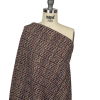 Italian Black, Beige and Rainbow Blended Wool Tweed - Spiral | Mood Fabrics