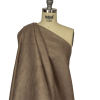 Taupe Polyester Faux Suede - Spiral | Mood Fabrics