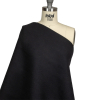 Black Wool Double Cloth Coating - Spiral | Mood Fabrics