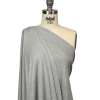 Cyrus Heathered Gray Premium Ultra-Soft Rayon Jersey - Spiral | Mood Fabrics