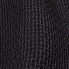 Obsidian and Black Onyx Net-Like Cotton and Polyester Novelty Woven - Detail | Mood Fabrics