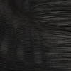 The Row Italian Black Pleated Stripes Polyester Chiffon - Detail | Mood Fabrics