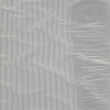 The Row Italian White Pleated Stripes Polyester Chiffon | Mood Fabrics