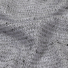 Gray and Black Speckled Loose Cotton and Polyester Sweater Knit - Detail | Mood Fabrics