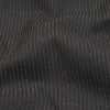 Gray Tonal Striped Stretch Cotton Twill - Detail | Mood Fabrics