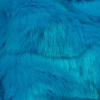 Blue Abstract Scales Luxury Faux Fur - Detail | Mood Fabrics